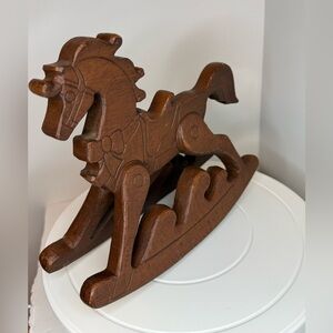Vintage Rocking Horse Decor